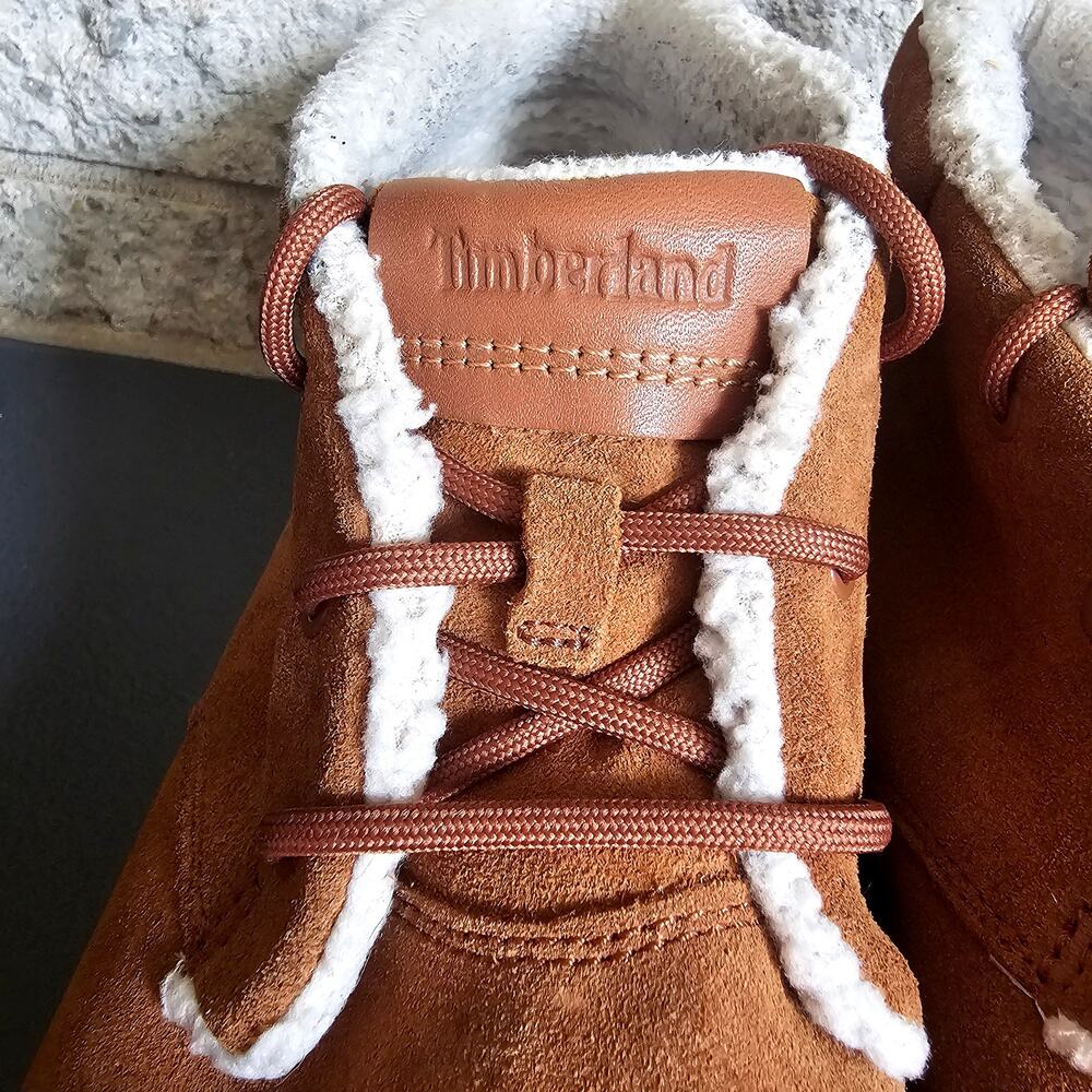 Timberland Ashwood Park Fleece-Lined Chukka Boots, OrthoLite, Warm Mens Sz 9.5